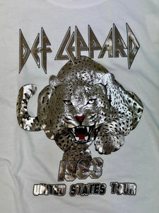 T-shirt leopardo argento